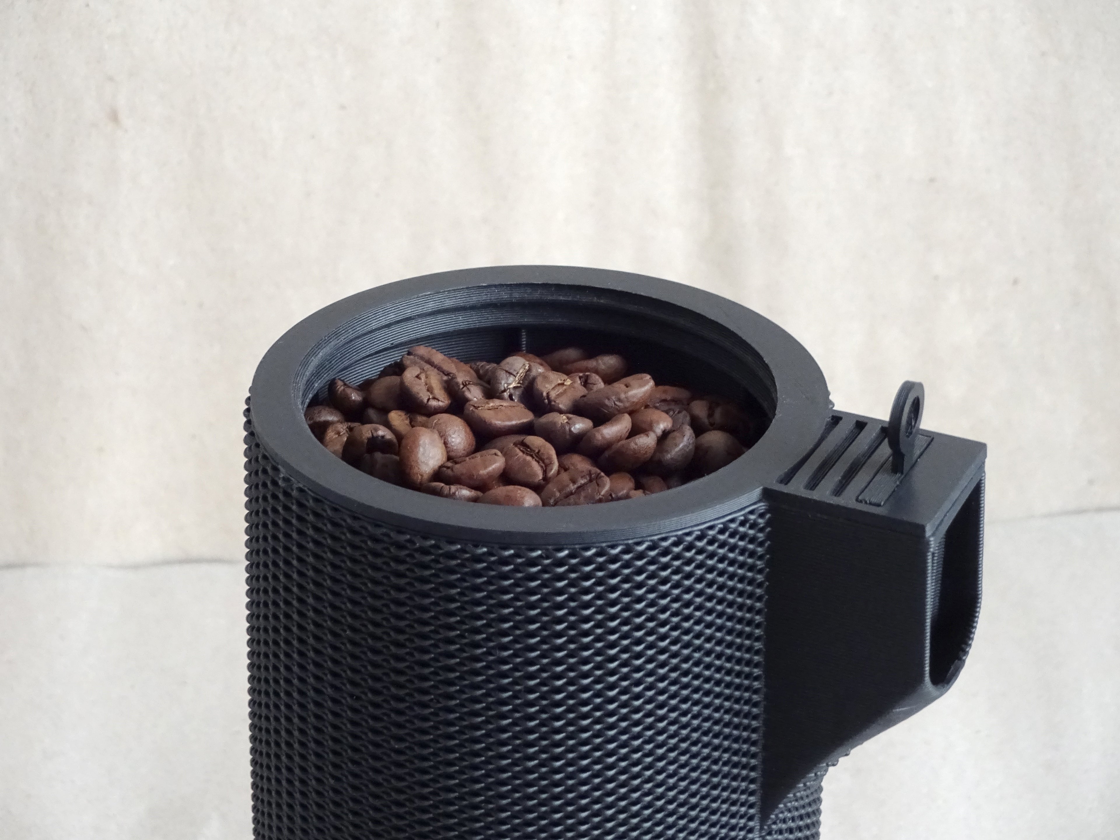 Elegant Siyah Kahve Depolama Seti